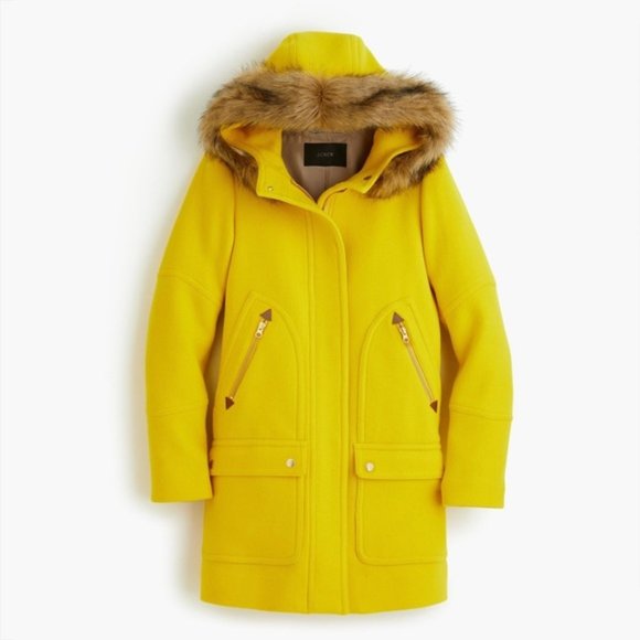 NWT J. Crew WOOL COAT - Picture 1 of 9